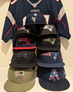 New England Patriots New Era Fitted Hats Collection
