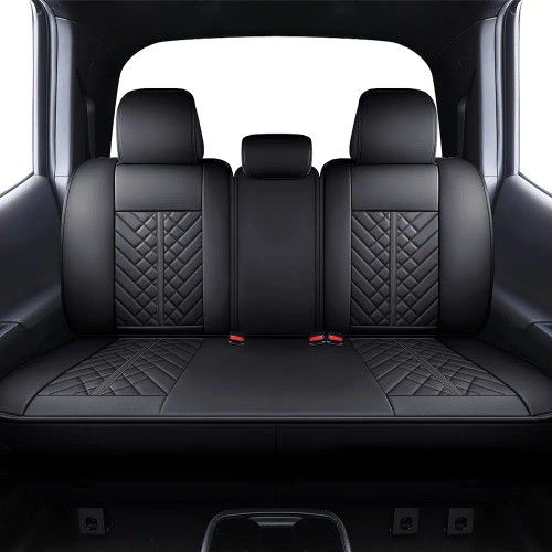 Car Seat Covers Compatible with Toyota Tacoma Truck 2005-2024 Access Crew Double Cab TRD Sport.