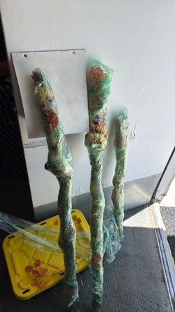 Thanksgiving decoration pumpkins broom stick , 3 set for $38