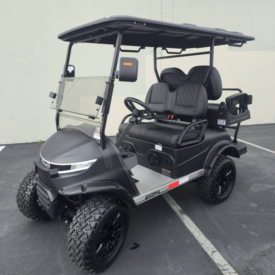2025 Voyager Patriot 4-Passenger Lifted 72-Volt Street Legal LSV Golf Cart