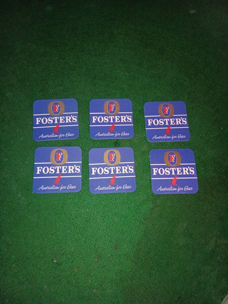 6 Vintage Foster Coasters