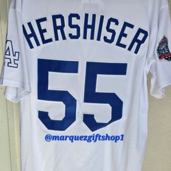 Men's Hershiser Dodgers Jerseys 