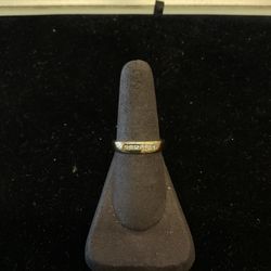 14KT Band With Diamond Chips 34088-1
