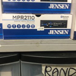 Jensen Single Din Bluetooth Stereo On Sale Today. 