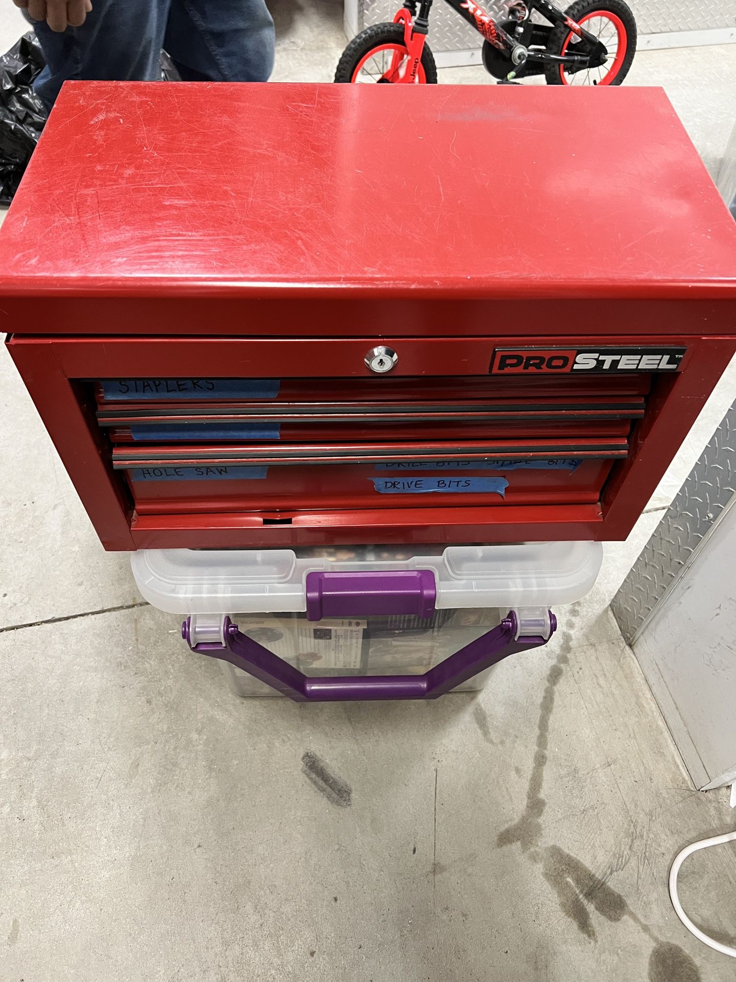 Pro Steel Box With Tools Included