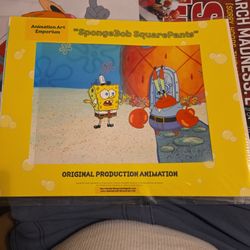 Spongebob SquarePants Original Production Cel Art Season One