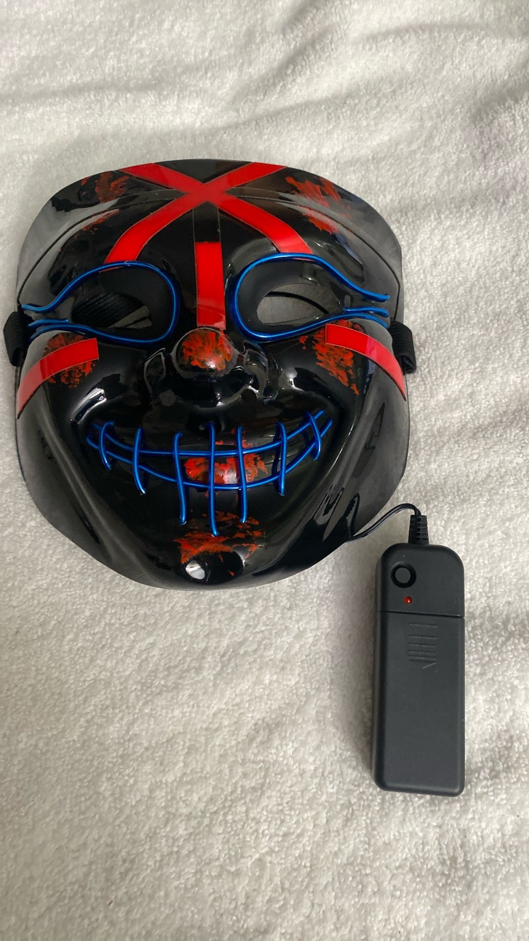 Scary Halloween Light up/ Flashing Mask (3 Left)