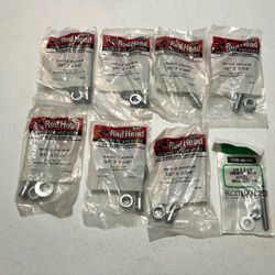 Seven 3/8” X 3-3/4” Concrete Wedge Anchor, One 1/4” X 2-1/4” Concrete Anchor 