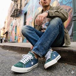 Converse x thisisneverthat One Star Pro,Trekking Green UNISEX EUC