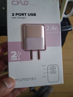 2 port USB wall charger