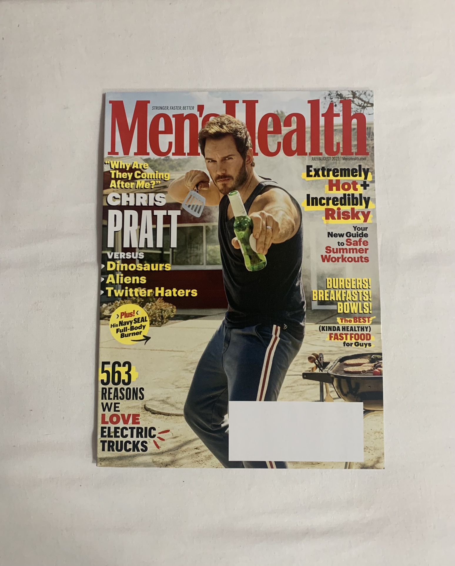 Mens Health Chris Pratt “Why Are They After Me” Issue July/August 2022 Magazine