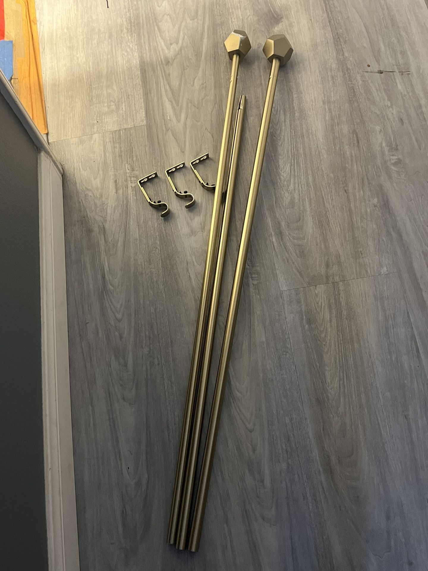 Gold Curtain Rod