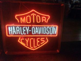 Harley Davidson neon