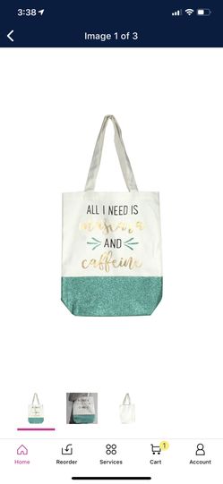 Canvas fashion bag.
