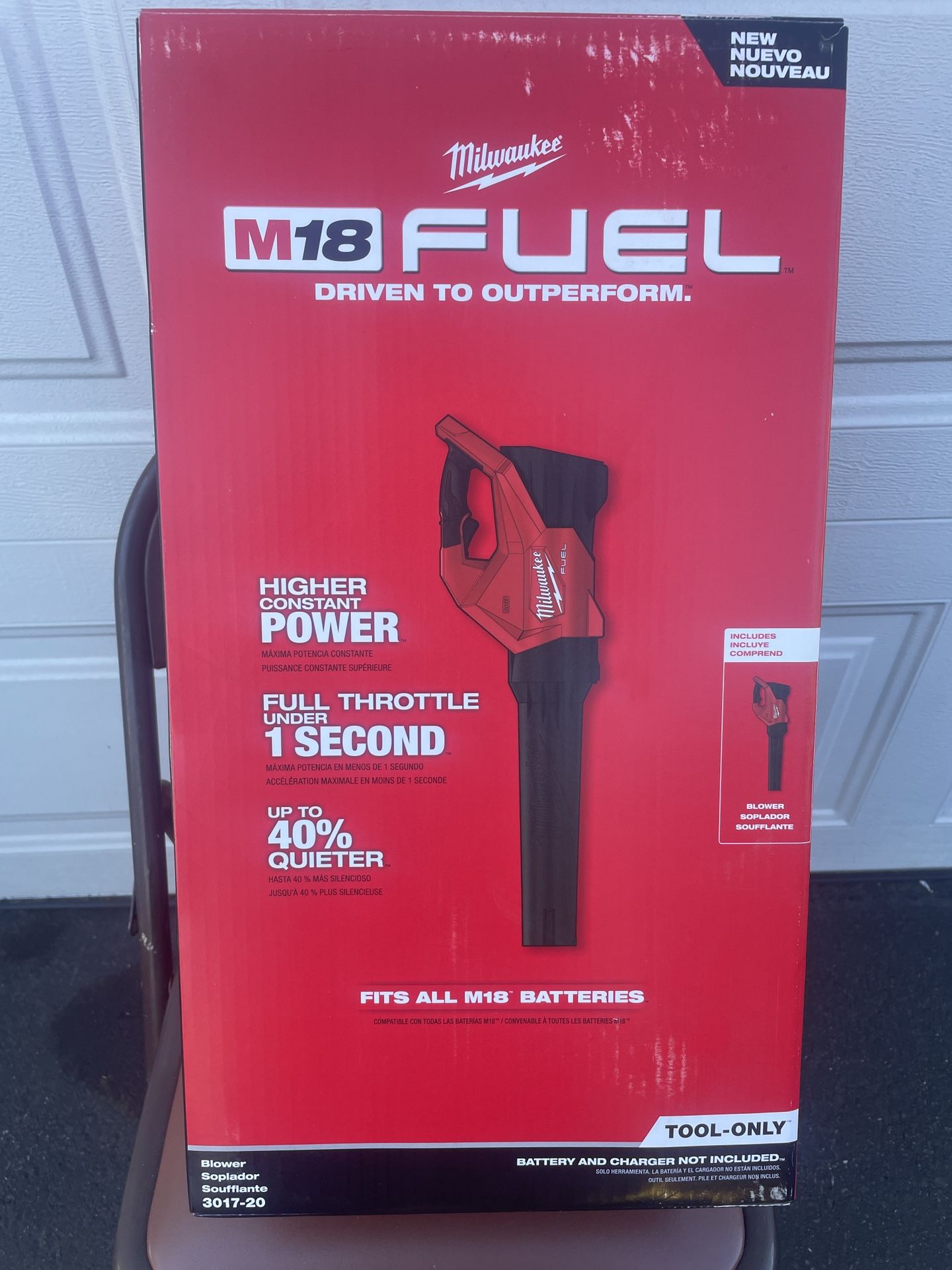 Milwaukee Fuel M18 Leaf Blower Newest Generation