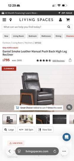 Leather Recliner Chair