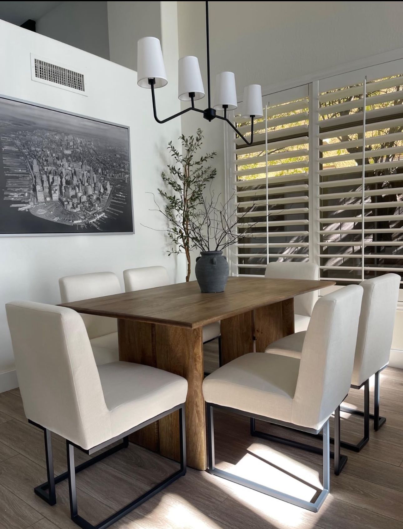 SOLID WOOD DINING TABLE (ONLY table For Sale) 