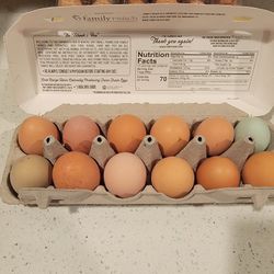 Organic Fresh Eggs 