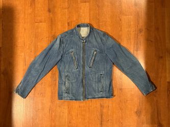 Made In USA Cafe Racer Easy Rider Denim Jacket Size M