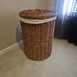 Laundry basket with insert.
