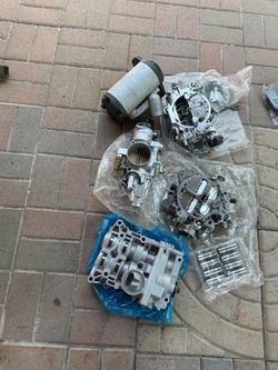 Carburetors, oil pump, hydraulic pump