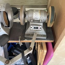 2 Bench Grinders Both For $350.00