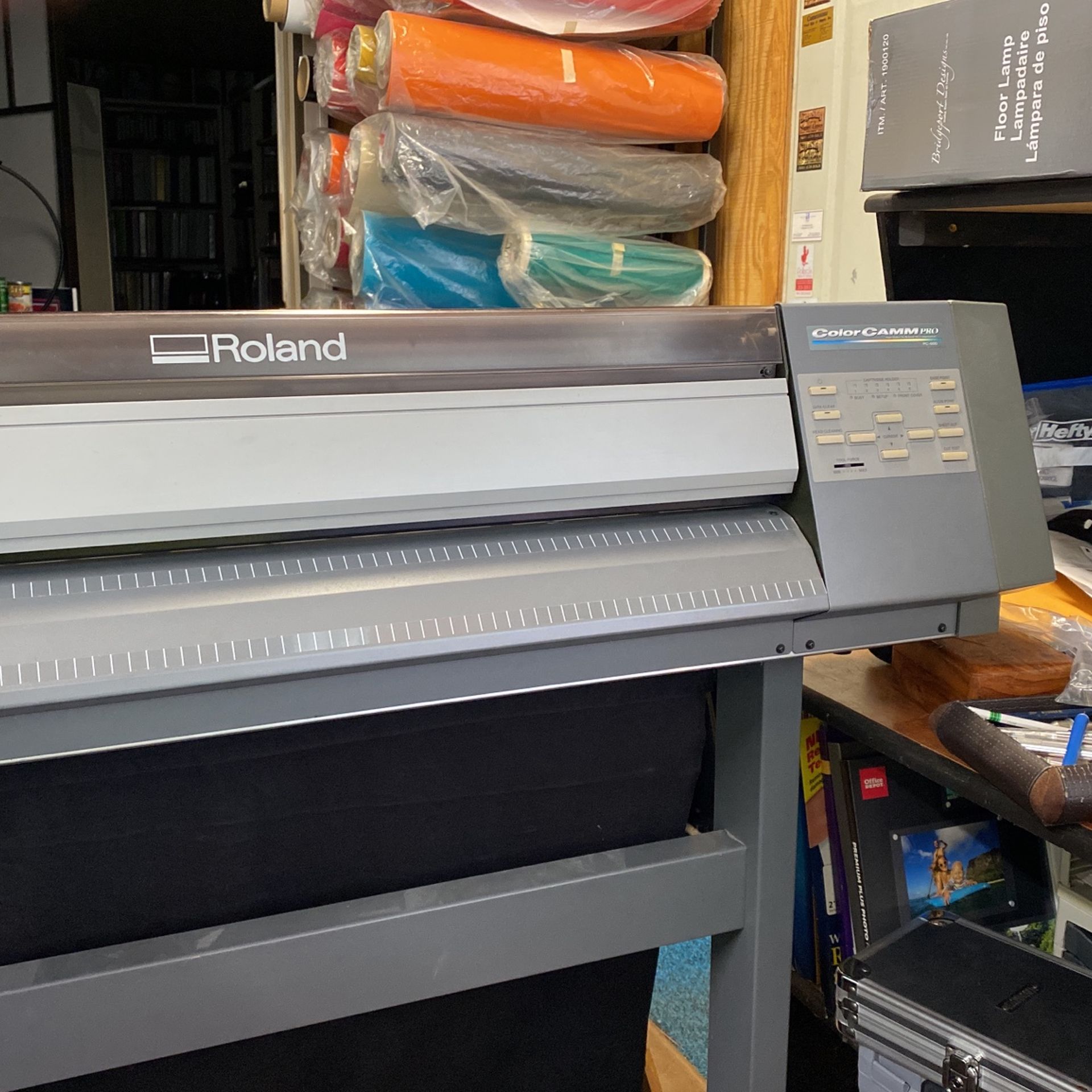 Roland ColorCamm PC-600 Vinyl Cutter/Printer For Sale