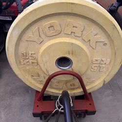 YORK 15kg Bumper Plates