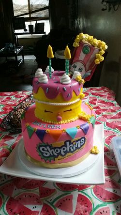 Shopkins cake