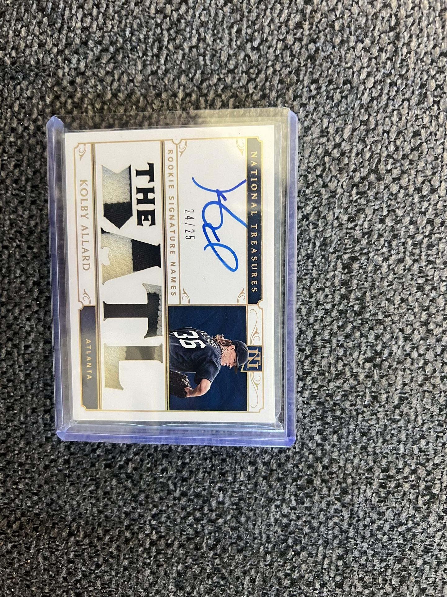 2019 Panini Rookie Signature Names Atlanta Braves