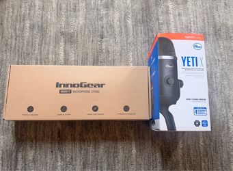 Blue Yeti X USB Mic (+ InnoGear Stand, can bundle)