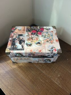 Vintage 1990s Decorative Storage Box