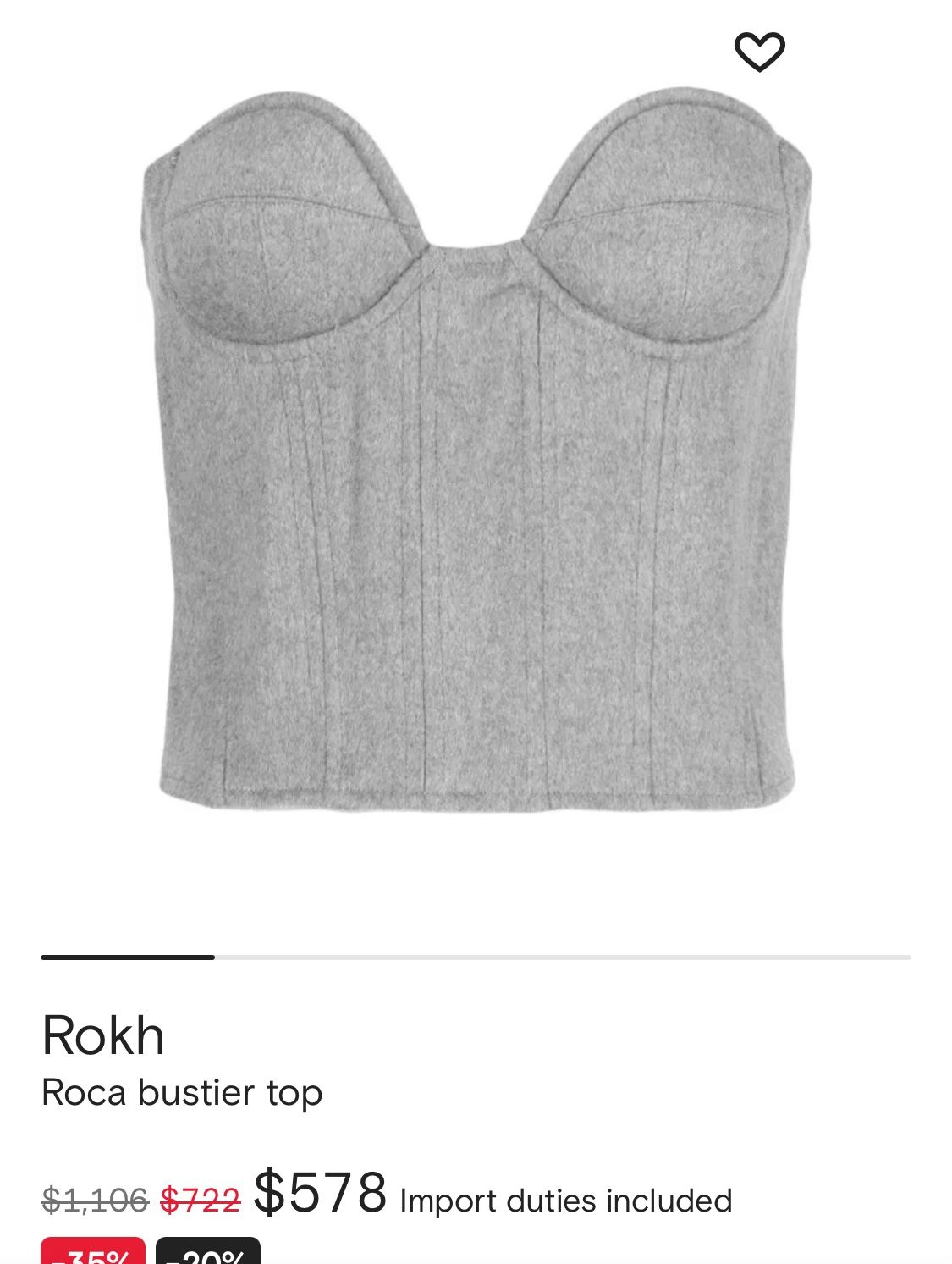 Rokh Roca Corset