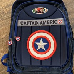 Brand new Captain America Backpack. Lots Of Pockets & Very Spacious. Made very well.