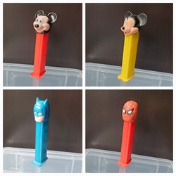 $10/each - 1980s Vintage PEZ Candy Dispenser 