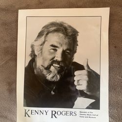 8x10  Kenny Rogers Photo