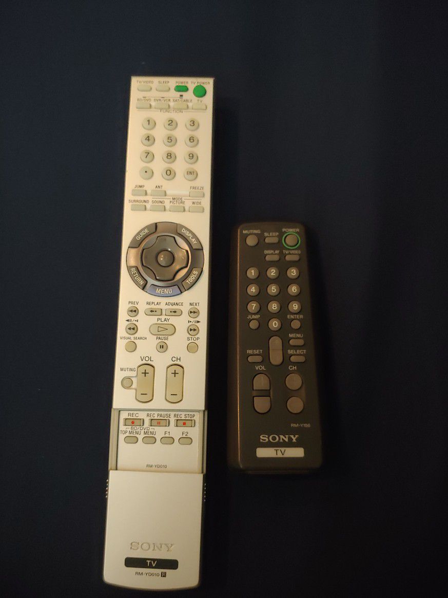 Sony TV Remotes 