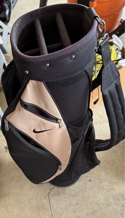 Nike Golf Cart Bag Black and Tan