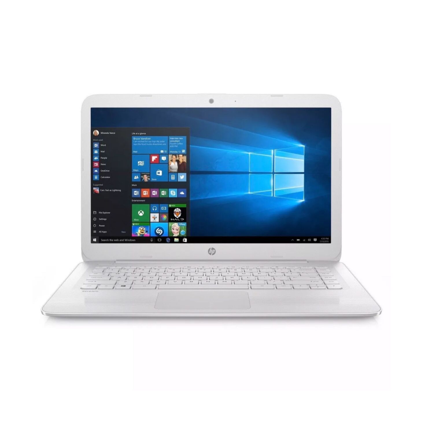 New HP Stream 14” Laptop Celeron N3060 4GB Ram 32GB SSD Windows 10