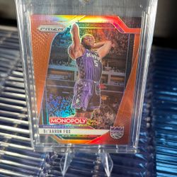 De Aaron Fox  Monopoly Numbered Out Of 149