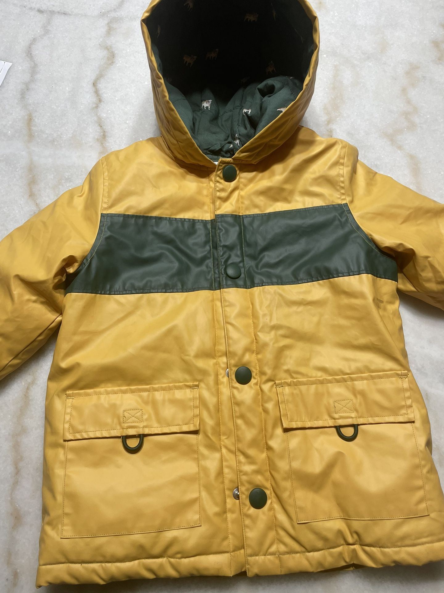 Janie and Jack Yellow Raincoat