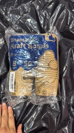 Disposable crafts bowls