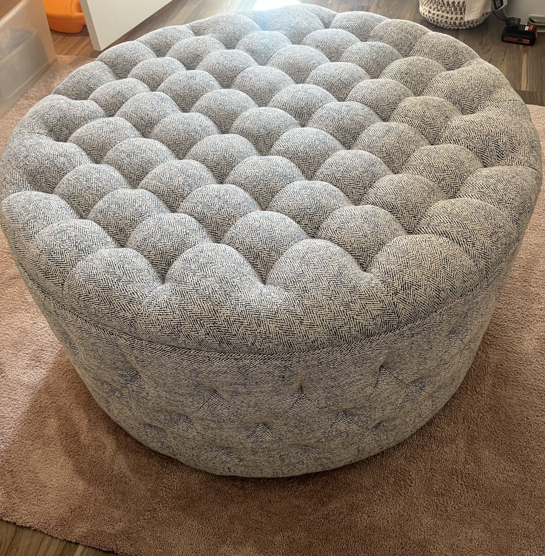 Circular Ottoman