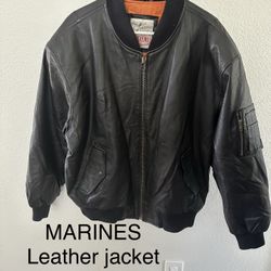 Marines Leather Jacket 