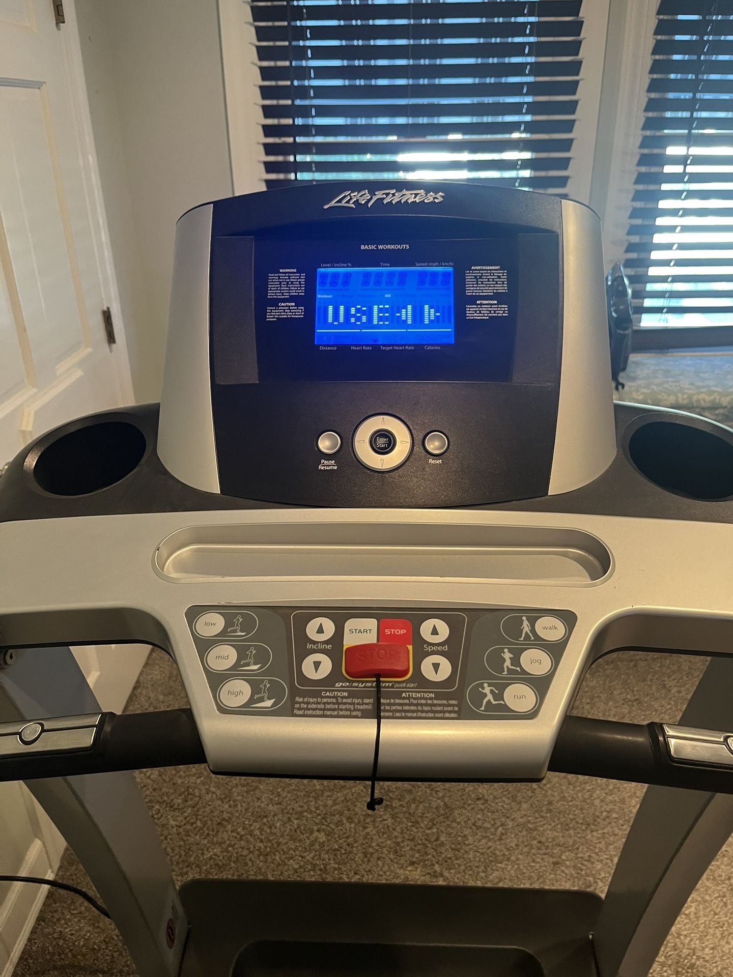 LifeFitness treadmill