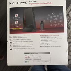 Nighthawk CM 2500 High Speed Modem