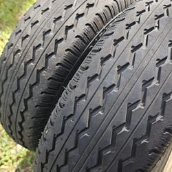 02 Two 215/60D14.5MH Mobile Home Wheel And Tire