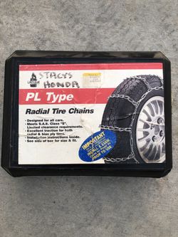 Tire chains for stock 1993 Honda Civic....