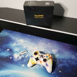 New EasySMX Wireless Gaming Controller for Windows 7 8 10 11 12 PC/Laptop/PS3/Android/Switch/Steam Deck, Dual-Vibrate Gamepad Joystick Computer Game C