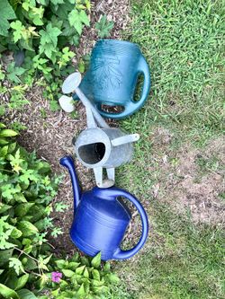 Used 3 Watering Cans For Gardener
